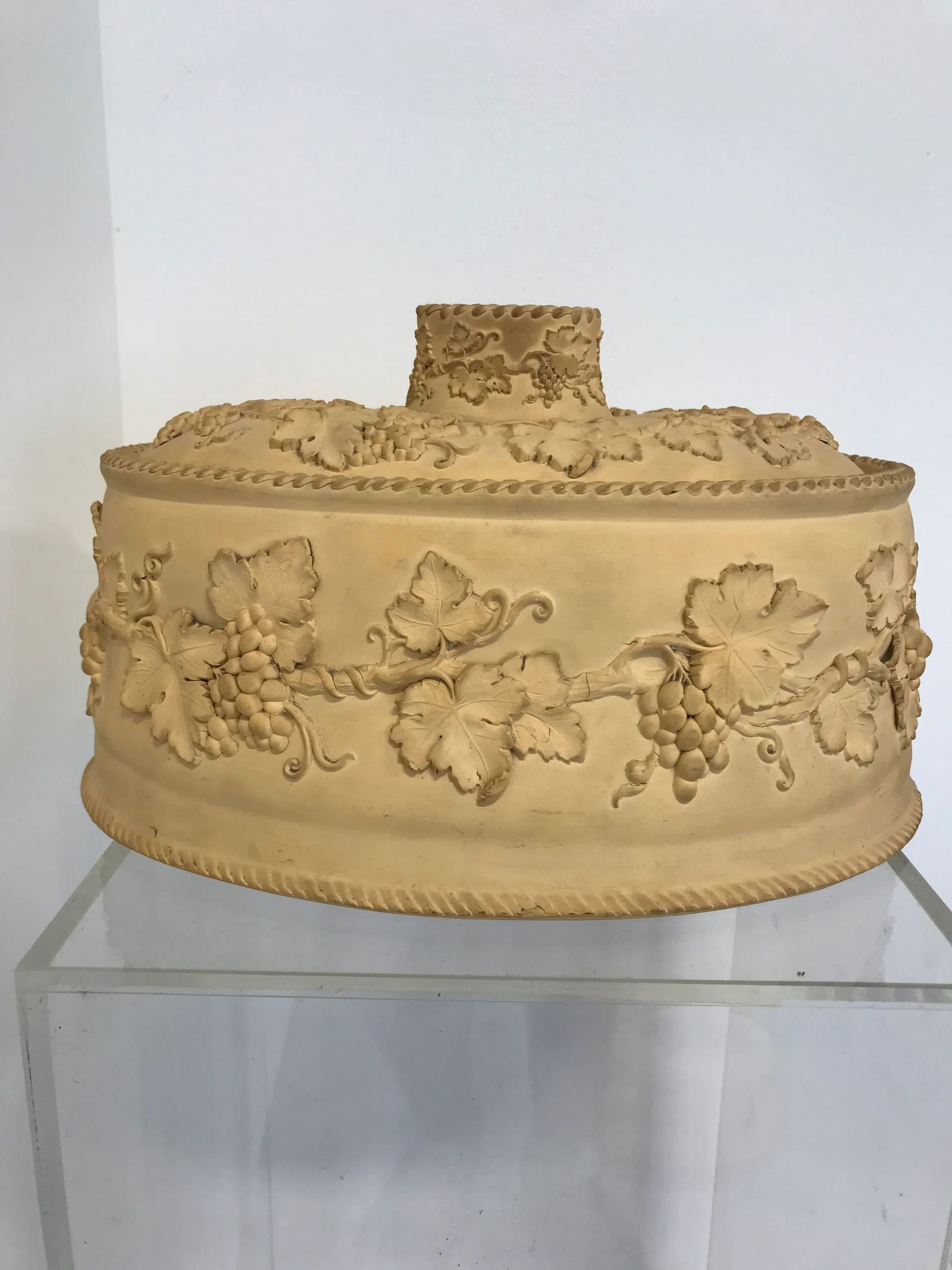 Late 19th Century Large 3pc Antique Wedgwood Caneware Game Pie Dish / Tureen C1870 #4 - 13