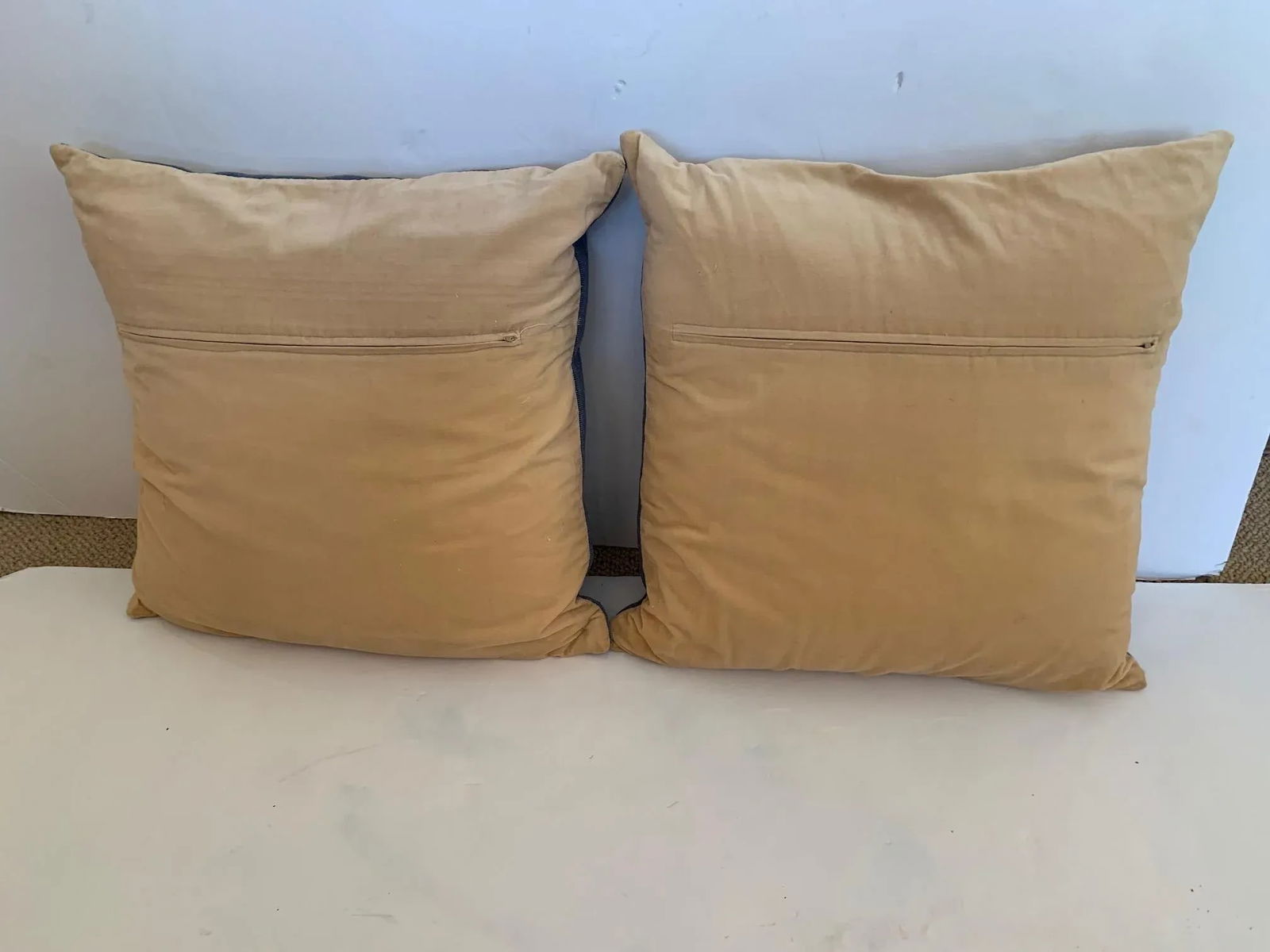 French Vintage Needlepoint Pillows -A Pair - 8