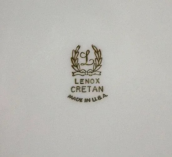Lenox China Cretan Pattern - Service for 8 - 4