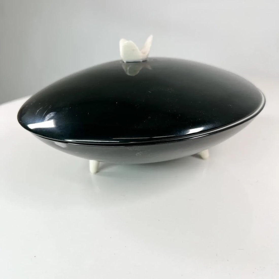 1950s Candy Dish B & W Franciscan Fine China - 6