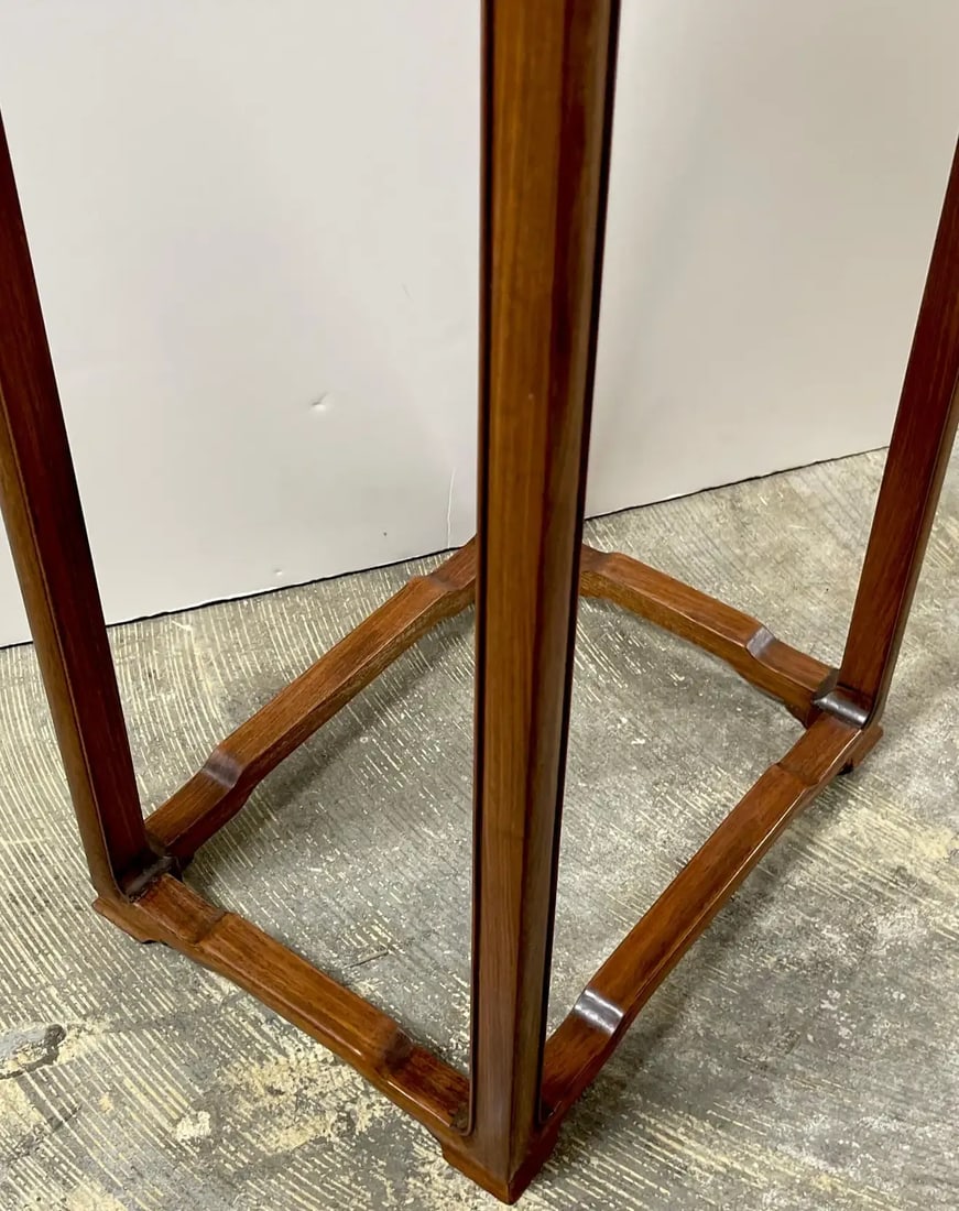 Mid 19th Century Antique Chinese Carved Huanghuali Pedestals, Circa 1860 - A Pair - 6