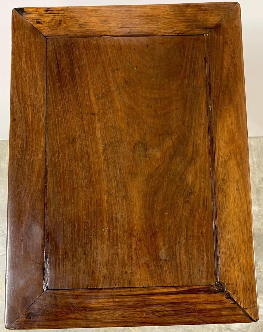 Mid 19th Century Antique Chinese Carved Huanghuali Pedestals, Circa 1860 - A Pair - 8