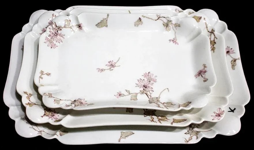 Vintage Haviland Limoges French Porcelain China Pattern: H3027 - Twelve Serving Pieces - 3