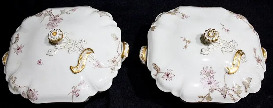 Vintage Haviland Limoges French Porcelain China Pattern: H3027 - Twelve Serving Pieces - 7