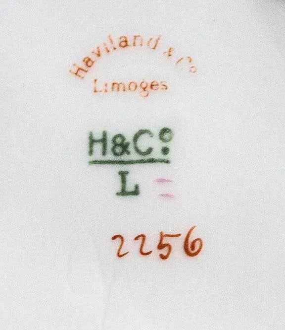 Vintage Haviland Limoges French Porcelain China Pattern: H3027 - Twelve Serving Pieces - 9