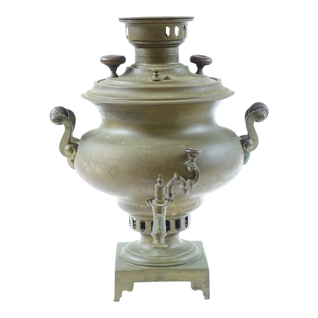 Antique Brass Russian Samovar (1 of 5)