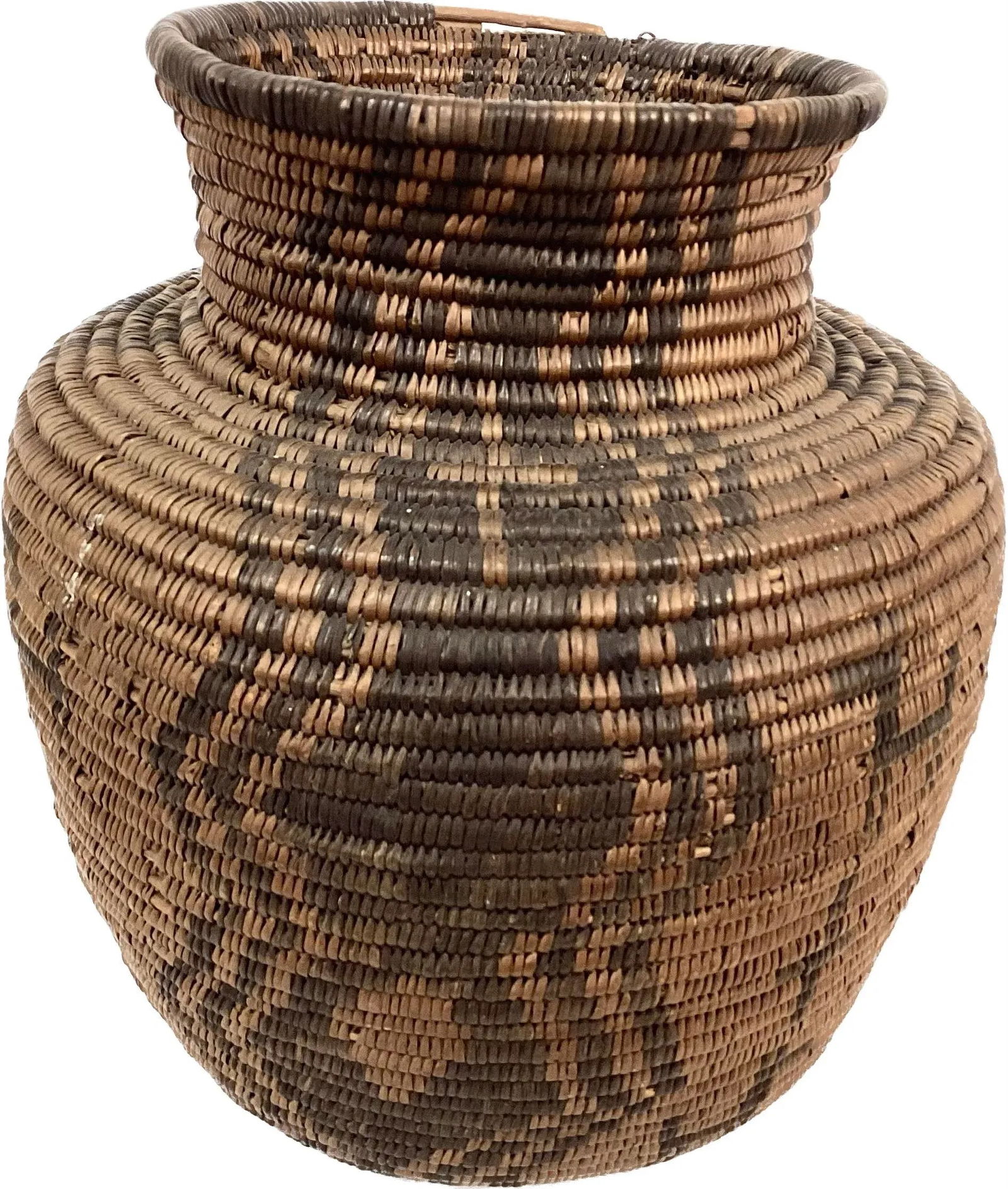 Early 20th Century Native American Style Apache Style Olla Basket - 2