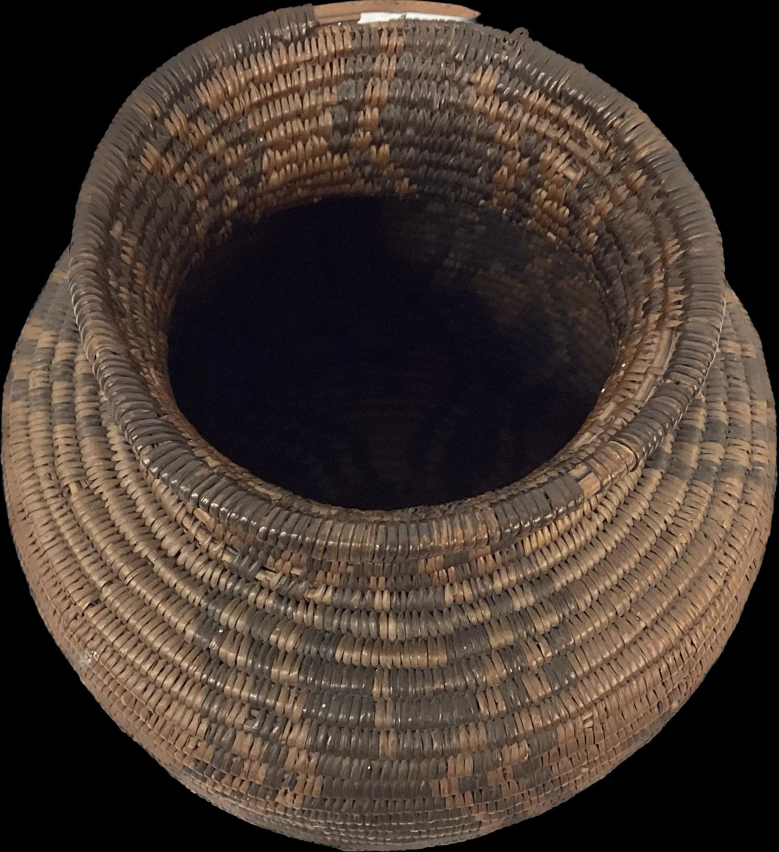Early 20th Century Native American Style Apache Style Olla Basket - 5