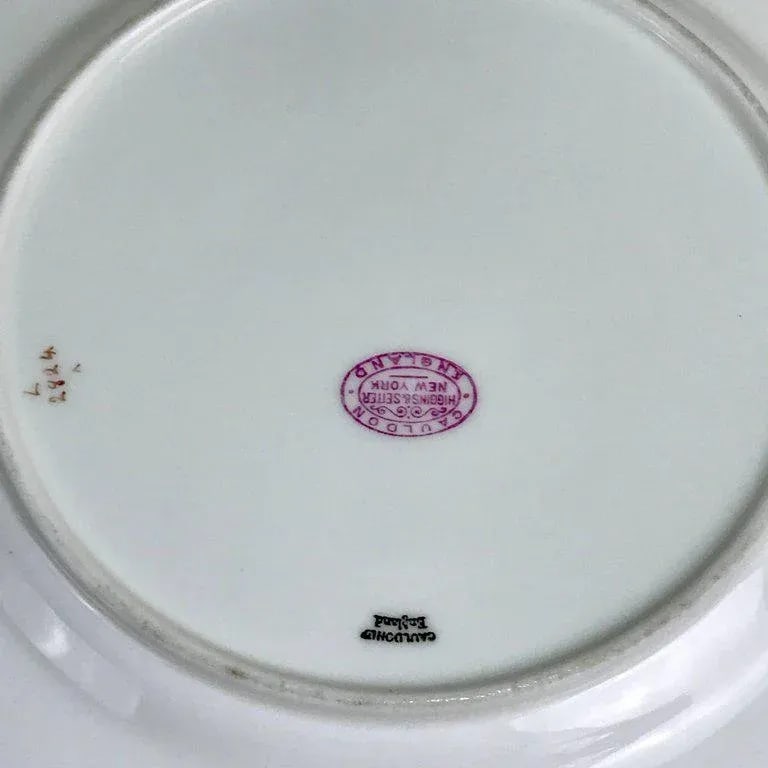 Cauldon First Class Steamship or Yacht Dessert Plates - Set of 12 - 7