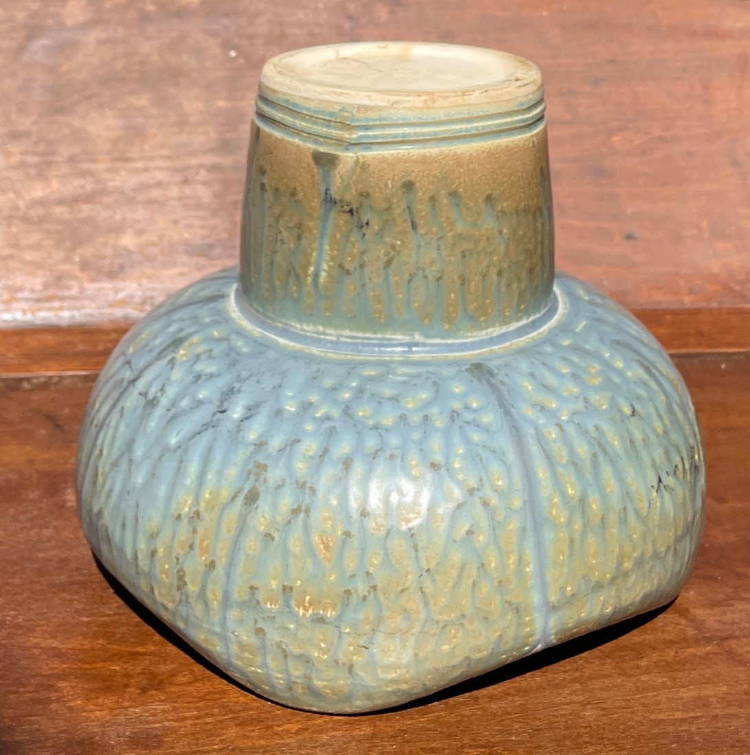 Vintage Studio Art Pottery Planter Vase w Maker Mark - 6