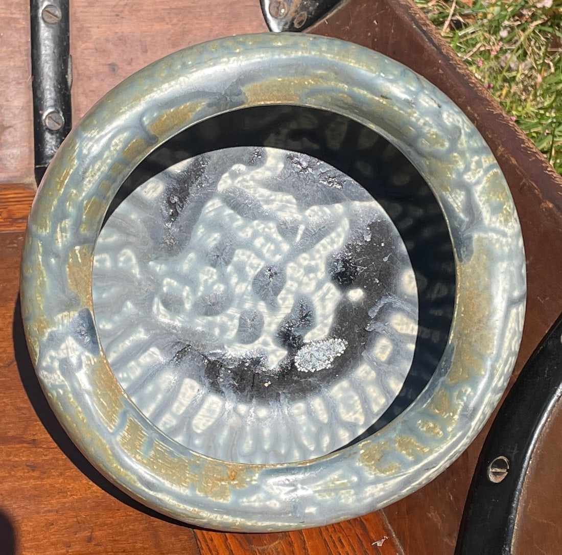 Vintage Studio Art Pottery Planter Vase w Maker Mark - 8