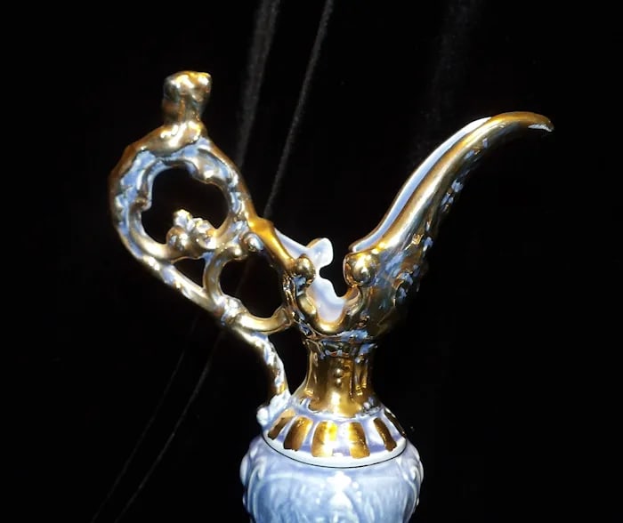 Goldra E Palestine Gold Light Blue Necklace - 5