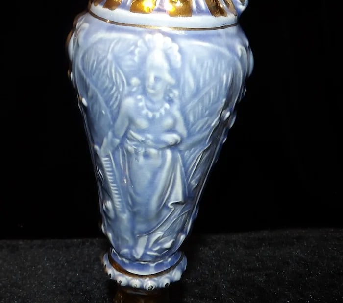 Goldra E Palestine Gold Light Blue Necklace - 7