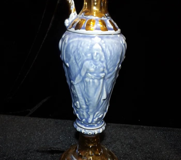 Goldra E Palestine Gold Light Blue Necklace - 8