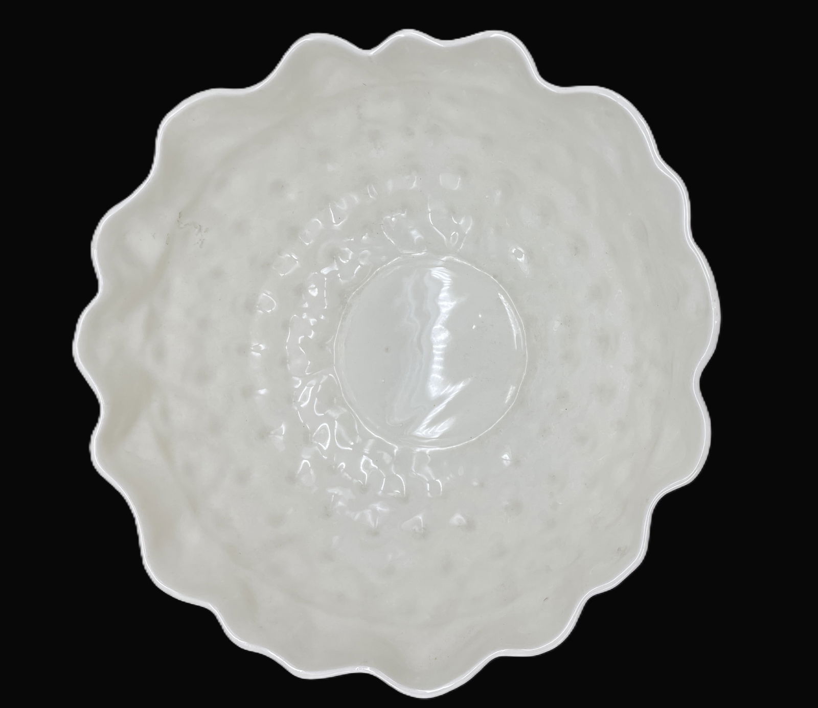 SPODE Imperial Fancies ENGLAND OFF WHITE BOWL oblong 11" Embossed - 3
