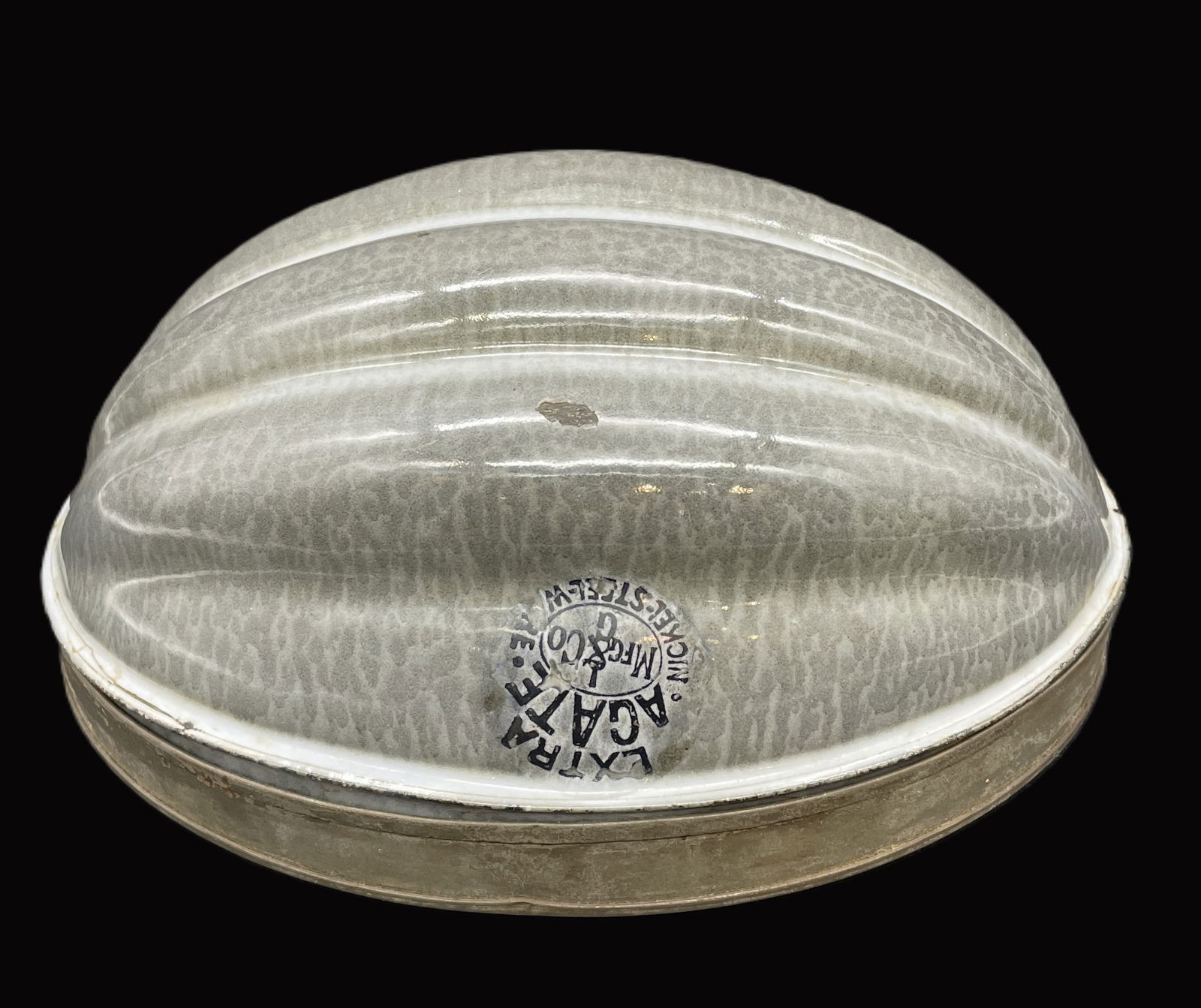 EXTRA AGATE L&G MFG GRANITEWARE ENAMEL MELON MOLD (1 of 8)