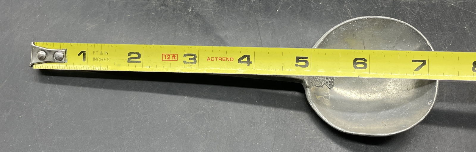 RARE Antique C 1700 Pewter slip top Spoon Maker Marks Ghent Belgium - 6