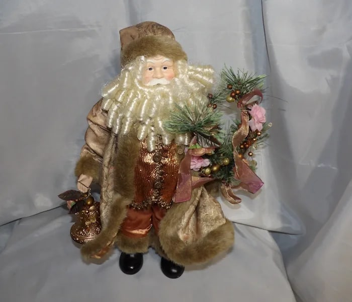 Vintage 17” Santa Bell Tree Decoration (1 of 6)