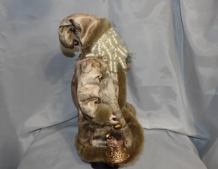 Vintage 17” Santa Bell Tree Decoration - 2