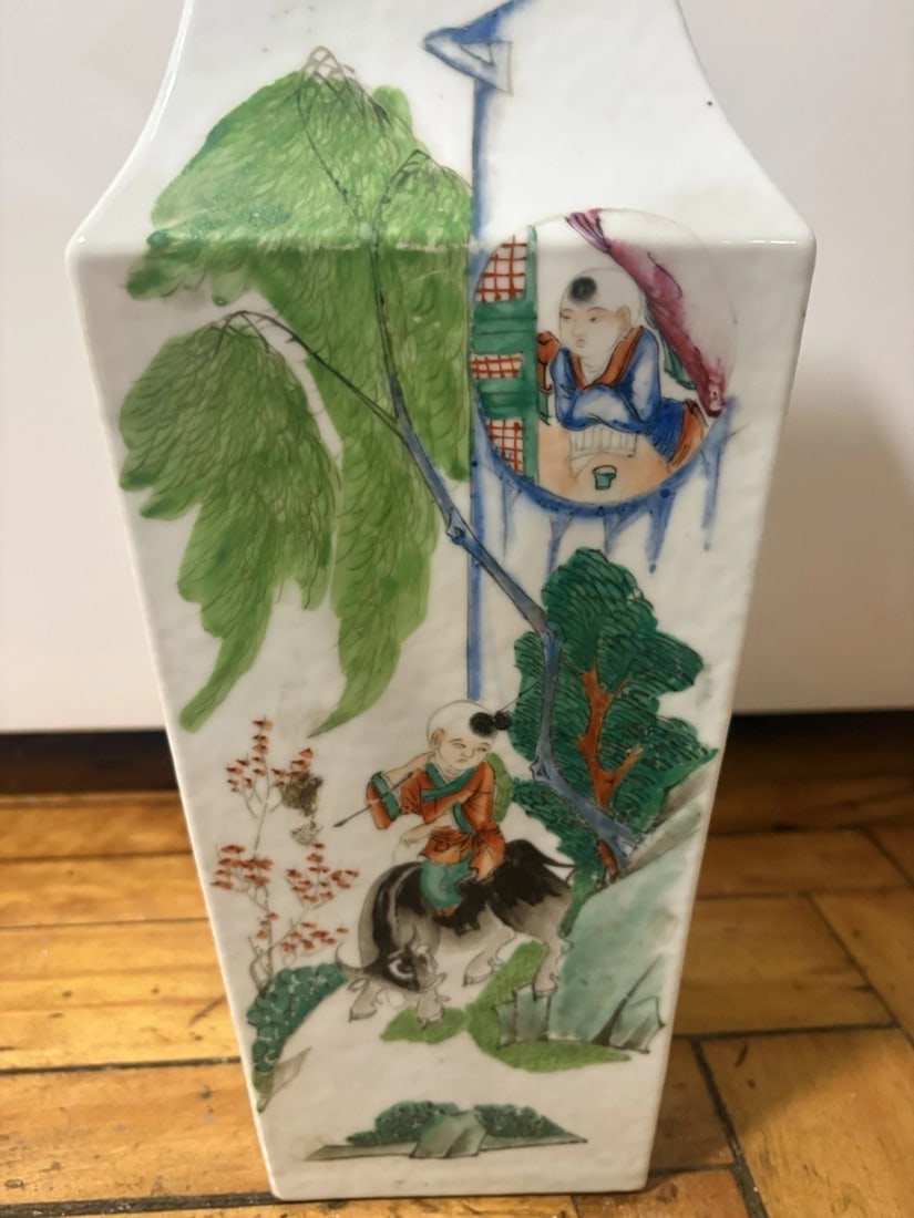 Pr 15 3/4” Late 19th Century Chinese Porcelain Vases - 3