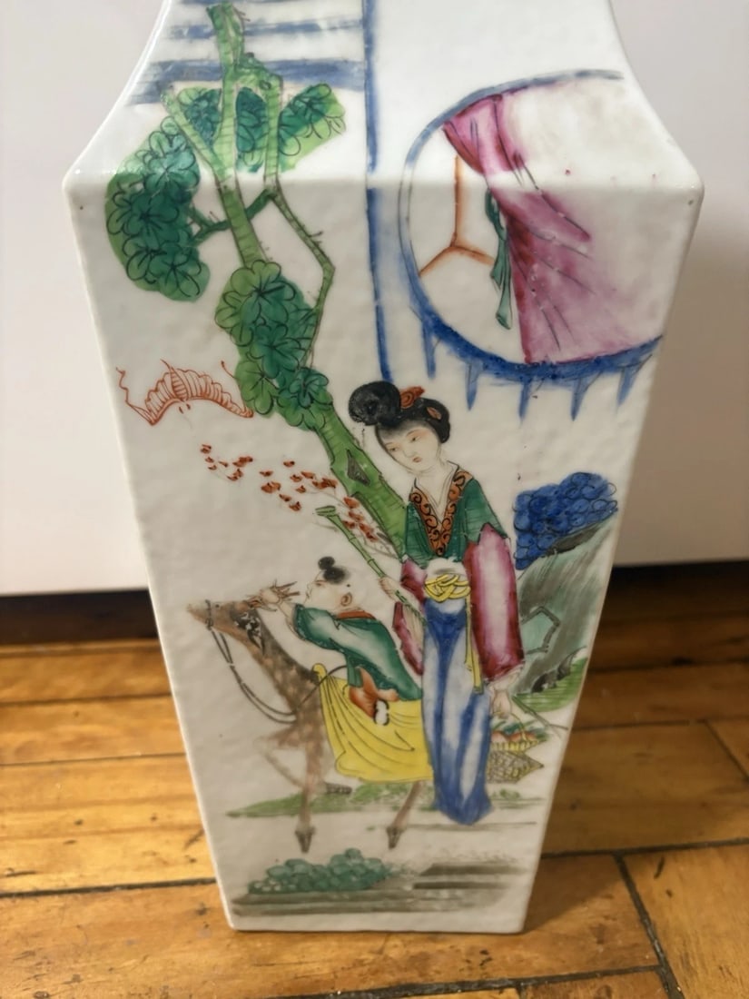 Pr 15 3/4” Late 19th Century Chinese Porcelain Vases - 6