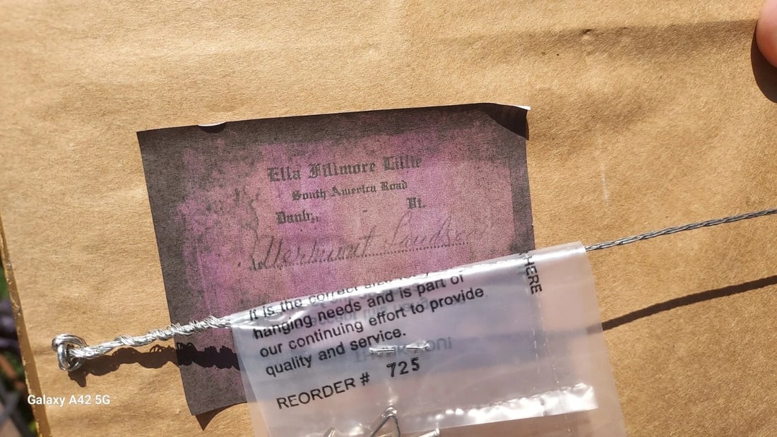 oil painting Winter Hedge Scene Ella Fillmore Lillie (1884-1972) Vermont land - 4