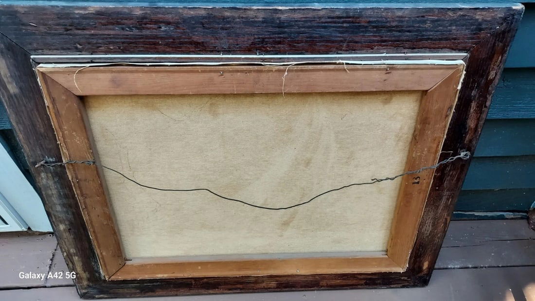 oil painting 1942 Awesome Sailboat Painting Color clouds - 5