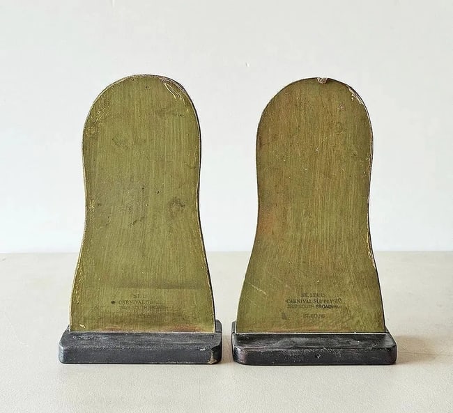 Pair of Carnival Knock Downs Elmer & Dr X Signed - 4