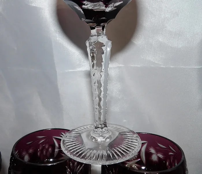 Nachtmann Traube Amethyst Liqueur Glasses - 2