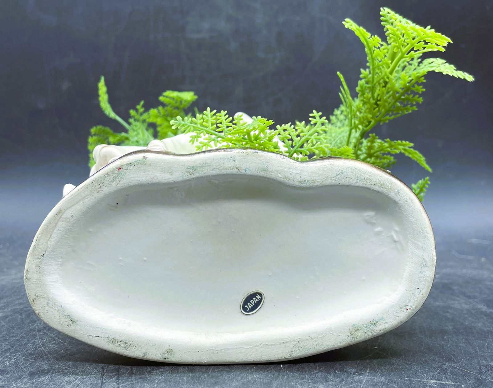 MidCentury Deer and Fawn Planter Japan - 7