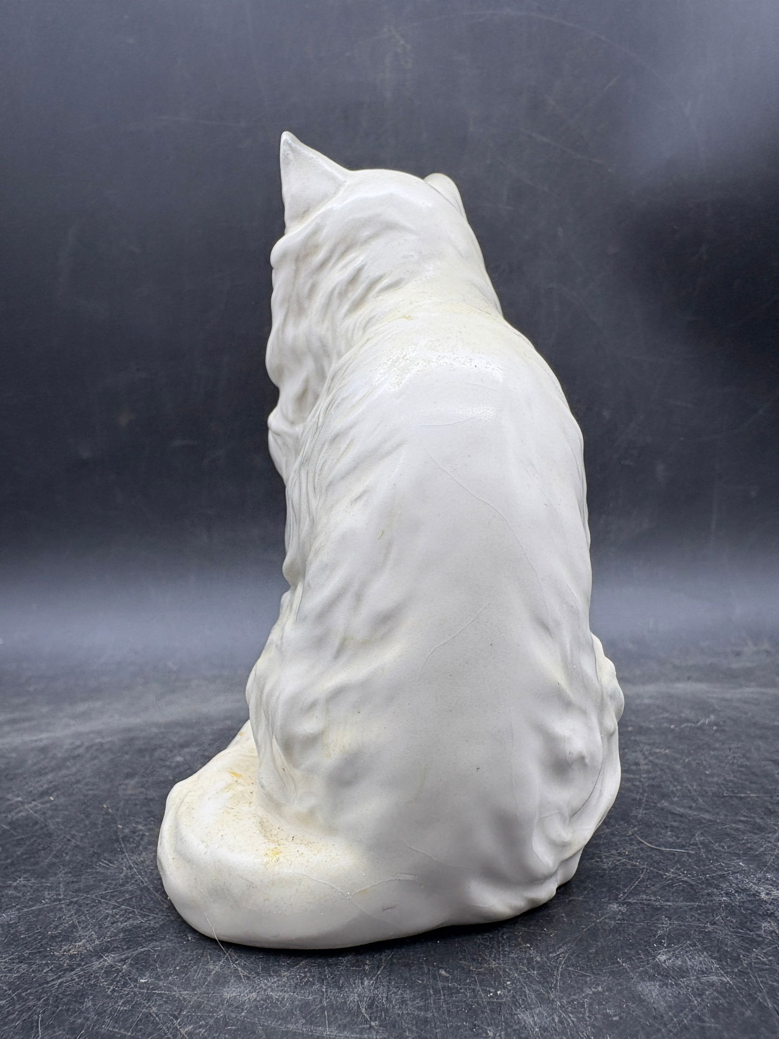 Vintage Lefton Porcelain White Persian Cat Figurine Japan - 4