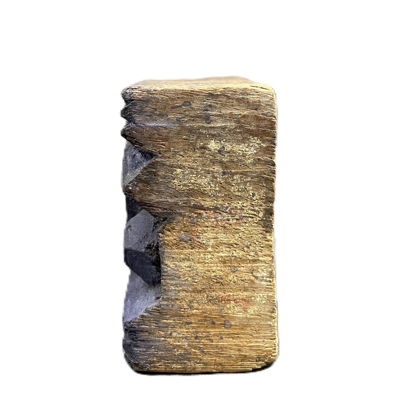 Antique Handmade Wooden Wallpaper Stamp - 3