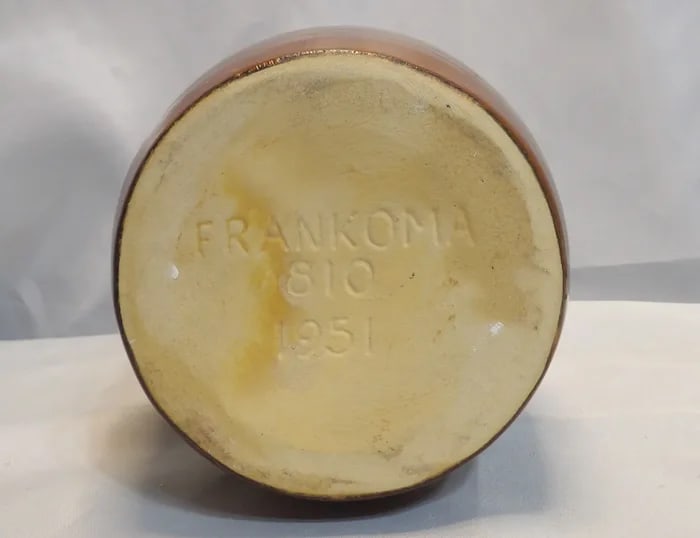 Vintage 1951 Frankoma Corn Meal Bowl - 6