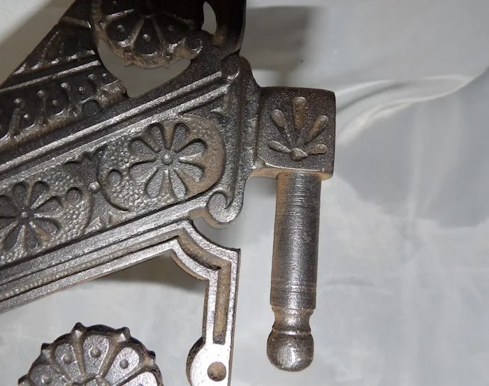 Antique English Cast Iron Stand - 8