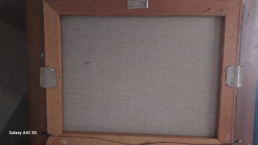 1908 Oil painting farmhouse, gorgeous colors impression Alice Blakeslee - 6