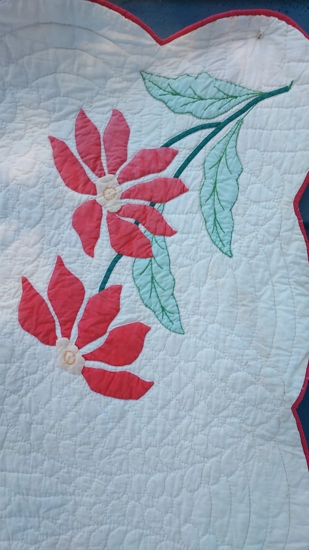 Flower Design Quilt 1920 - 4