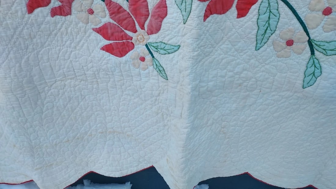 Flower Design Quilt 1920 - 5