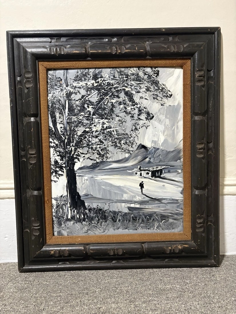 1971 Morris Katz Acrylic On Board Painting (1 of 4)