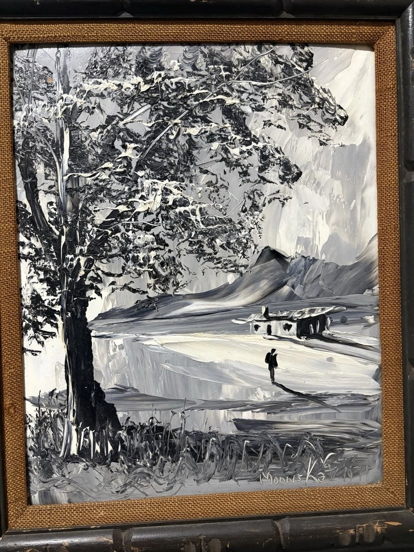 1971 Morris Katz Acrylic On Board Painting - 2