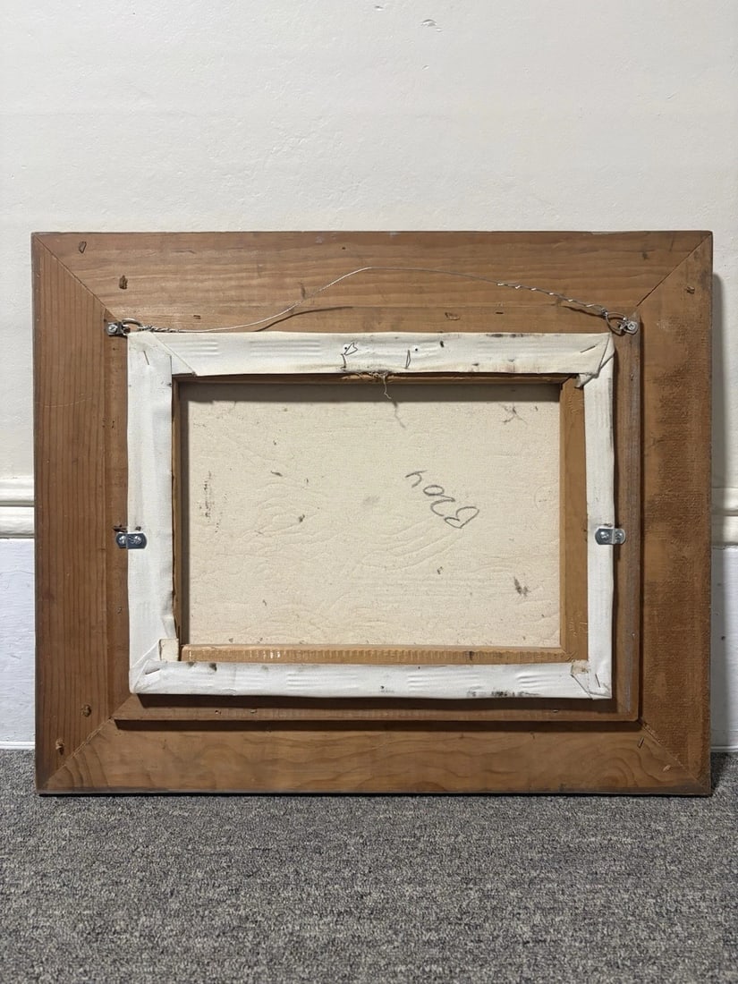 W Lucas Oil On Canvas Seascape Painting Cape Cod - 4