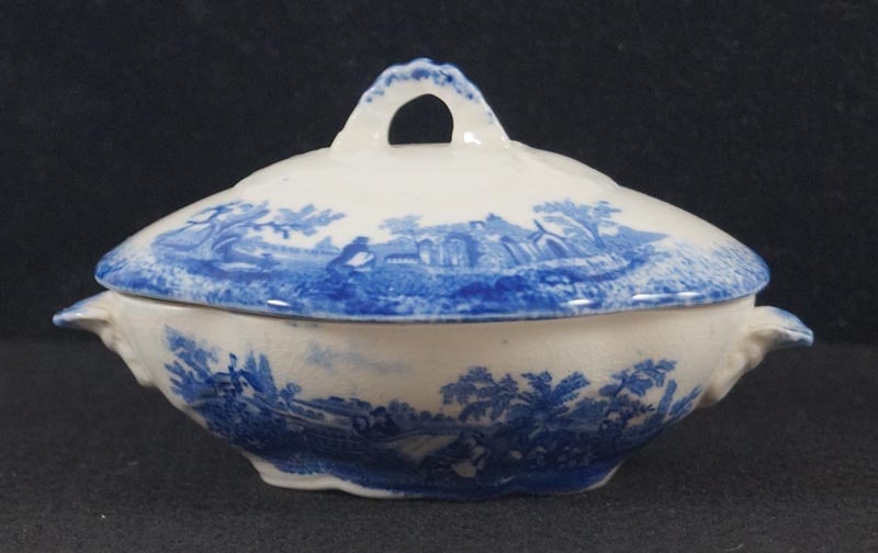 Child’s Blue China 5 3/8” Toy Vegetable #27 (1 of 6)