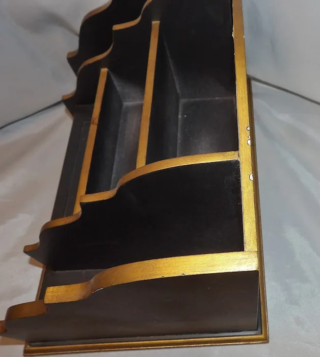 Vintage Ornate Desk Organizer Drawer - 8