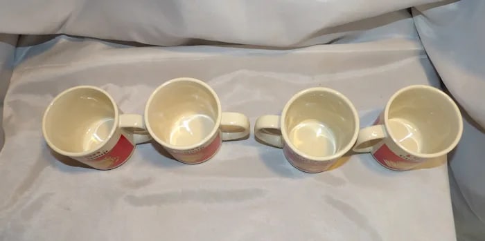Set 4 Vintage Lipton Cup-A-Soup Mugs - 5