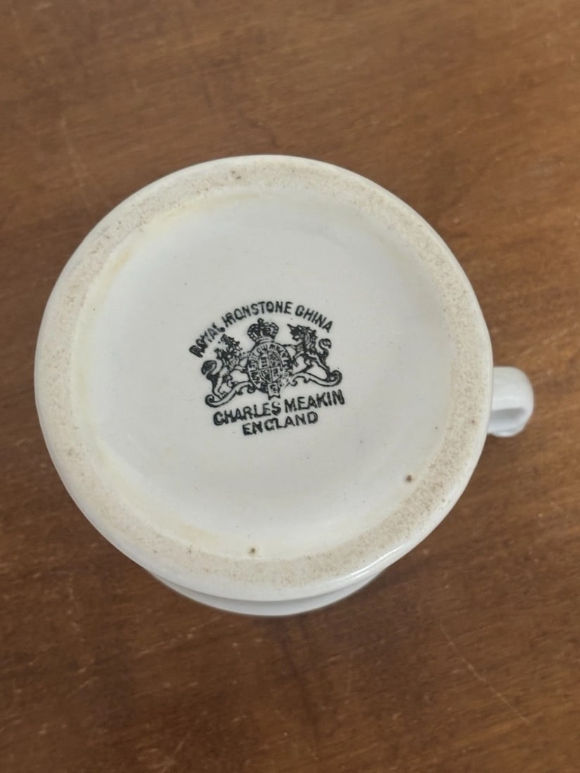 Antique Ironstone Mug - 4