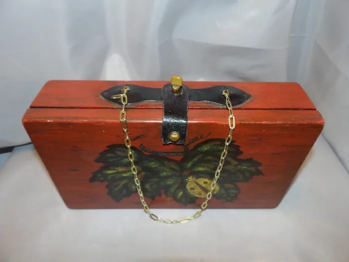 Vintage 1962 Enid Collins Wood Box - 2