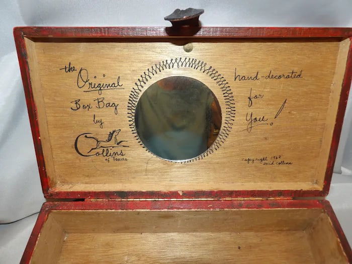 Vintage 1962 Enid Collins Wood Box - 5