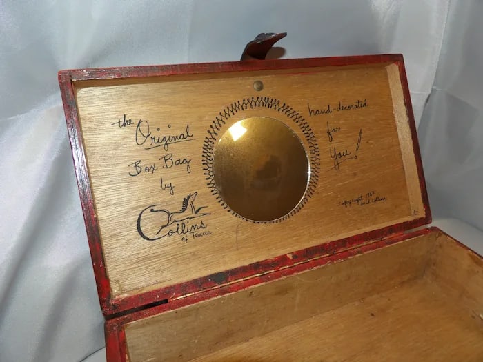 Vintage 1962 Enid Collins Wood Box - 7
