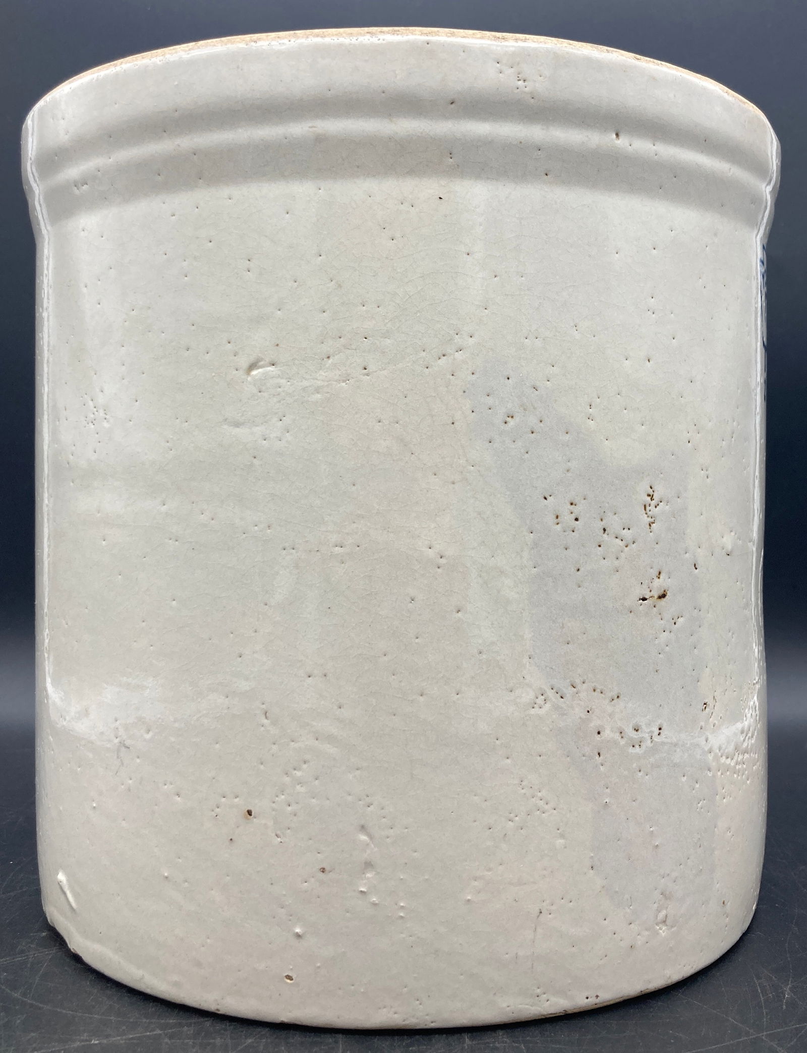 ANTIQUE PFALTZGRAFF STONEWARE 2GAL. CROCK with COBALT BLUE - 4