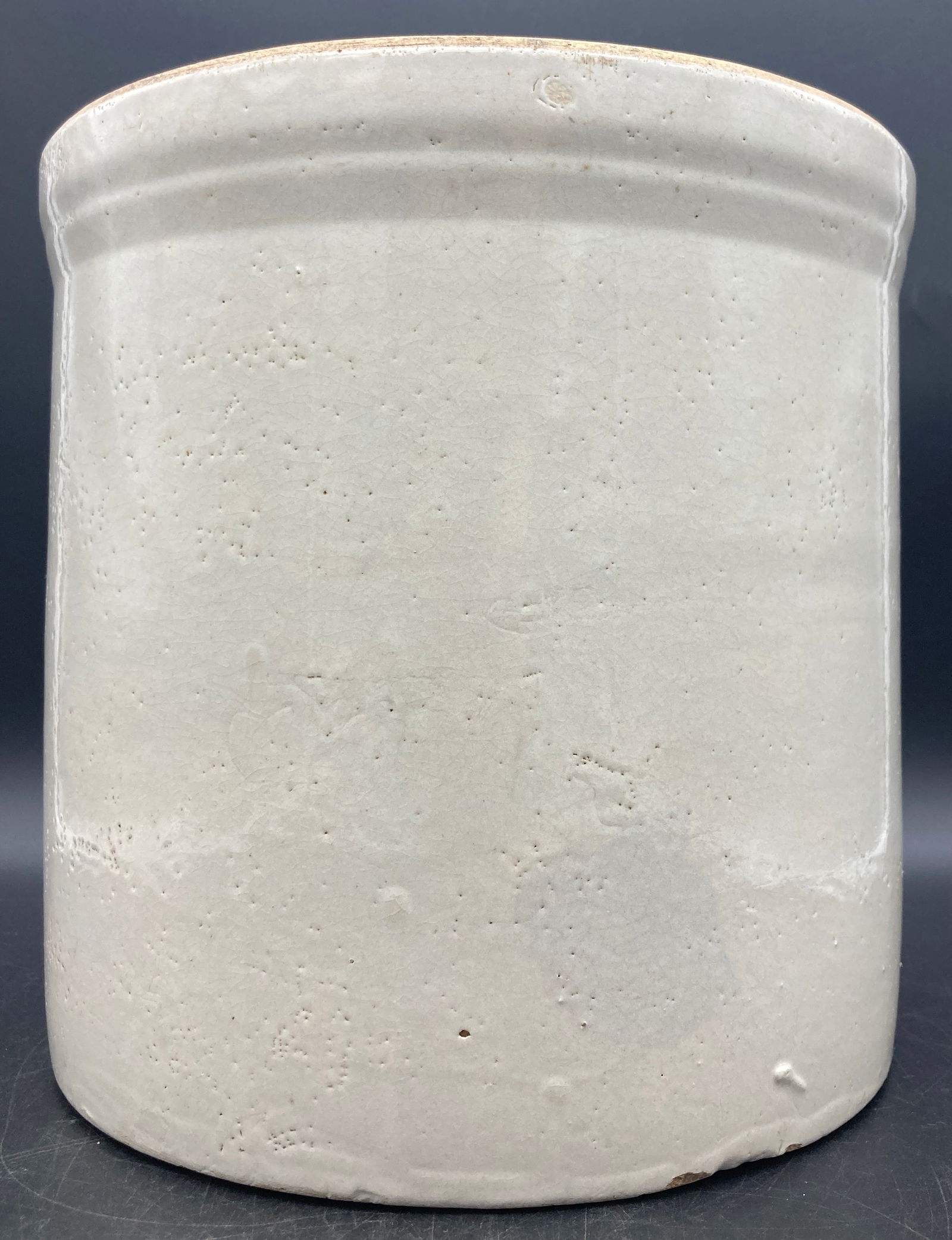 ANTIQUE PFALTZGRAFF STONEWARE 2GAL. CROCK with COBALT BLUE - 5