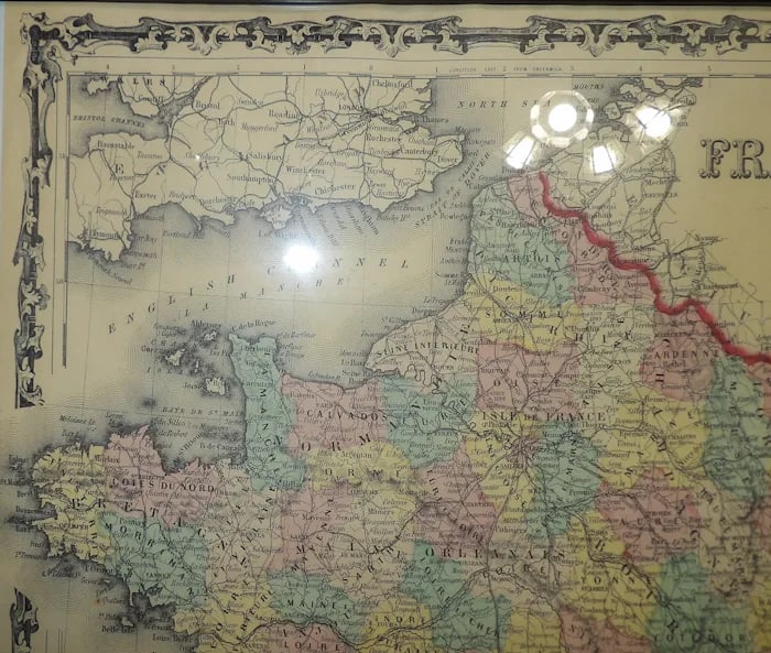 Print Antique French Map Cavallini Print - 5